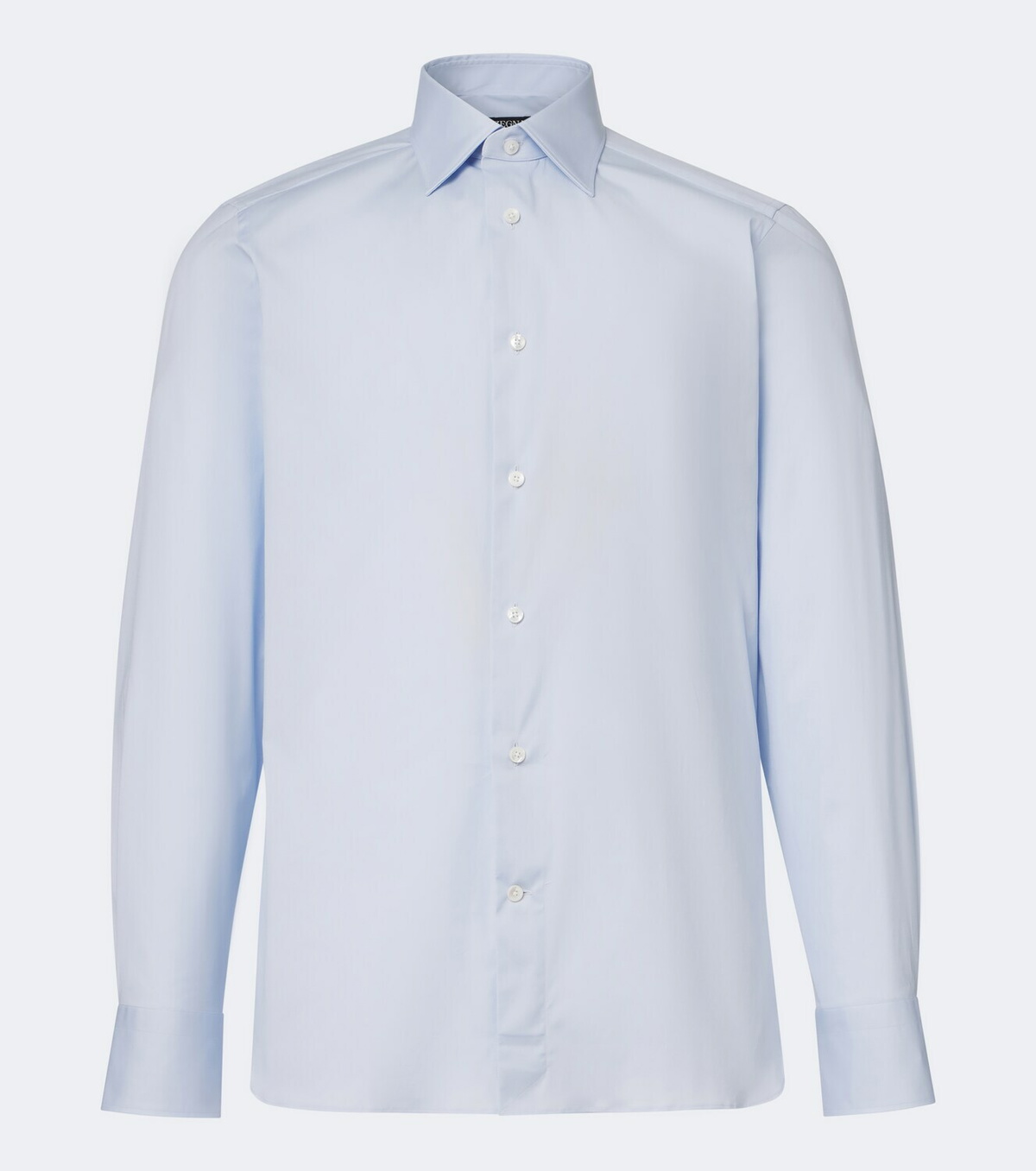 Zegna Cotton-blend poplin shirt