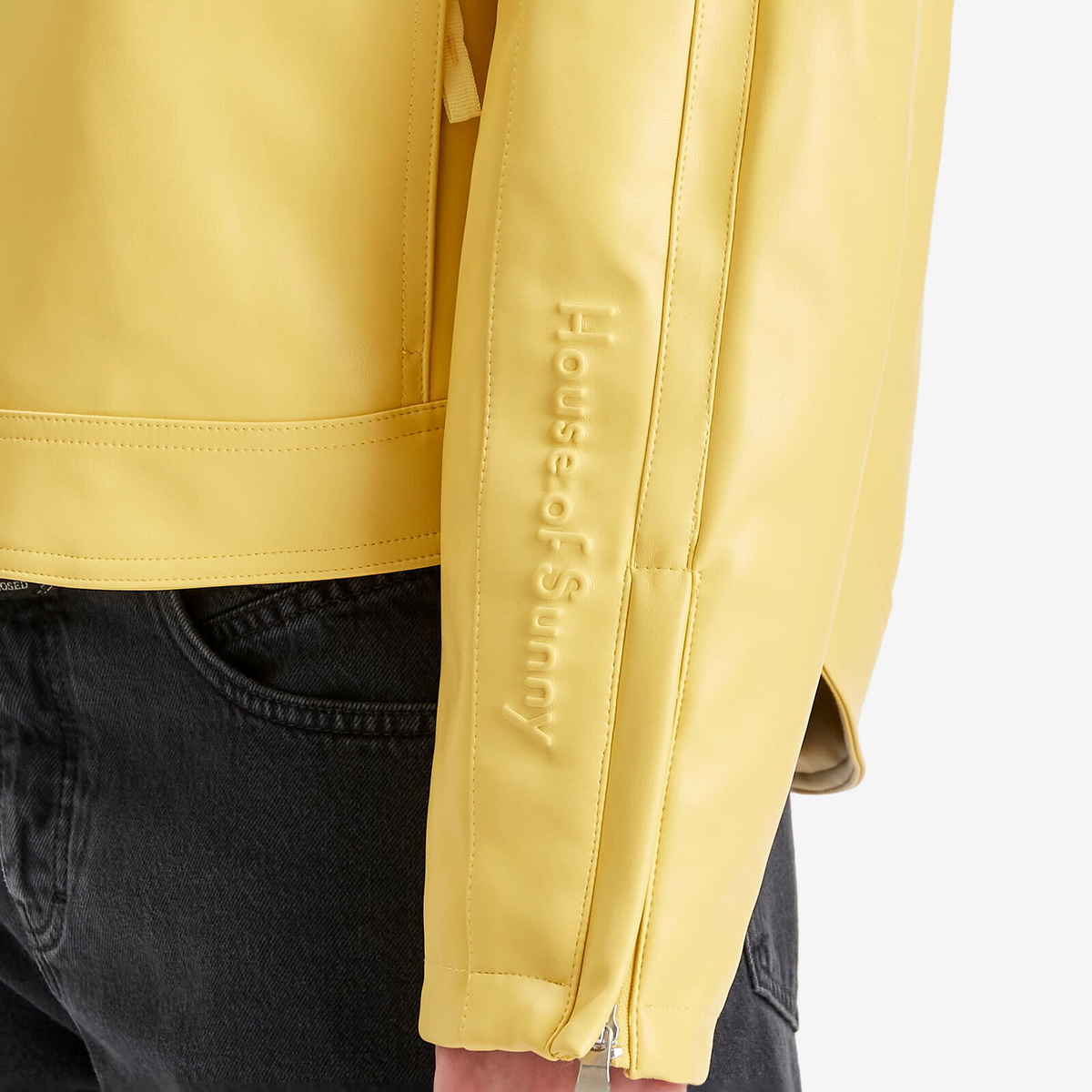 House Of Sunny Women's The Racer Jacket in Butter