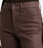 Veronica Beard Beverly coated flared jeans