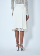 Acne Studios Asymmetric Lace-Trim Skirt