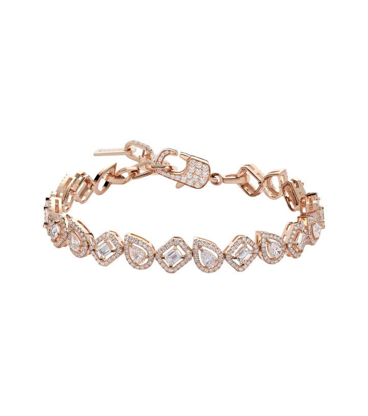 Photo: Messika My Twin 18kt rose gold bracelet with diamonds