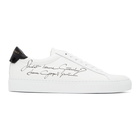 Givenchy White and Black Studio Homme Urban Knots Sneakers