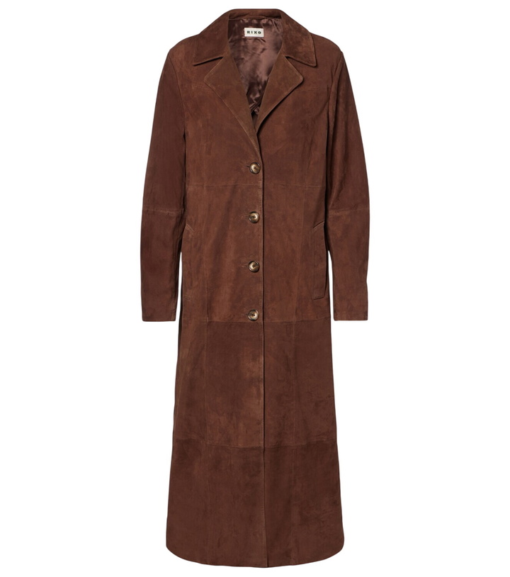 Photo: Rixo Astraea suede coat