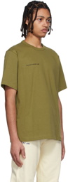 Helmut Lang Green Cotton T-Shirt