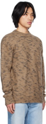 Acne Studios Brown Brushed Sweater