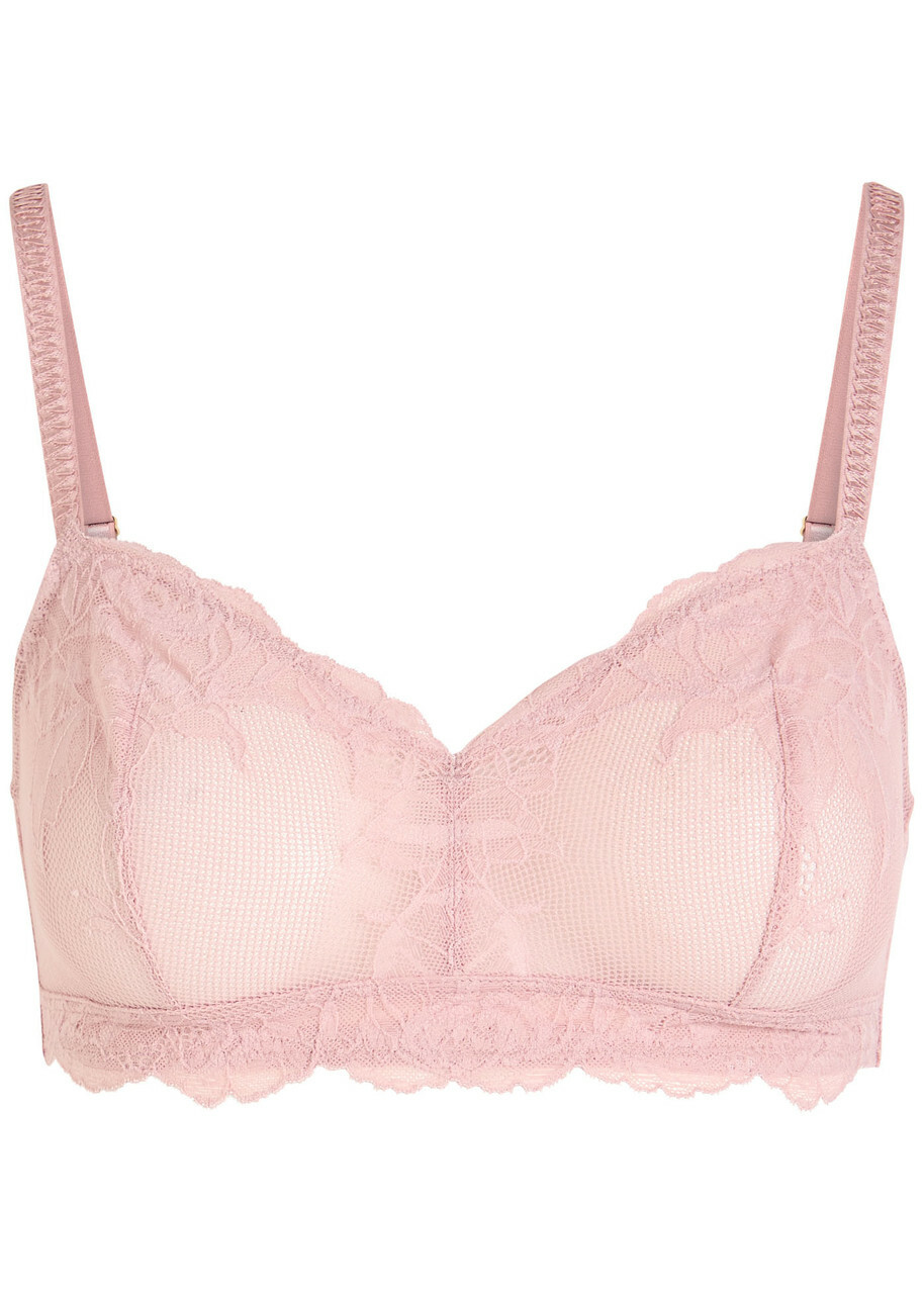 Wacoal Vivid Attraction Lace Bralette Light Pink