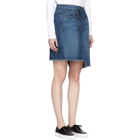 Earnest Sewn Blue Denim Tammy Miniskirt