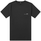 A.P.C. Men's Item Logo T-Shirt in Black