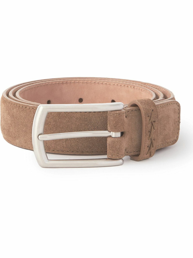 Photo: Zegna - 3cm Suede Belt - Neutrals