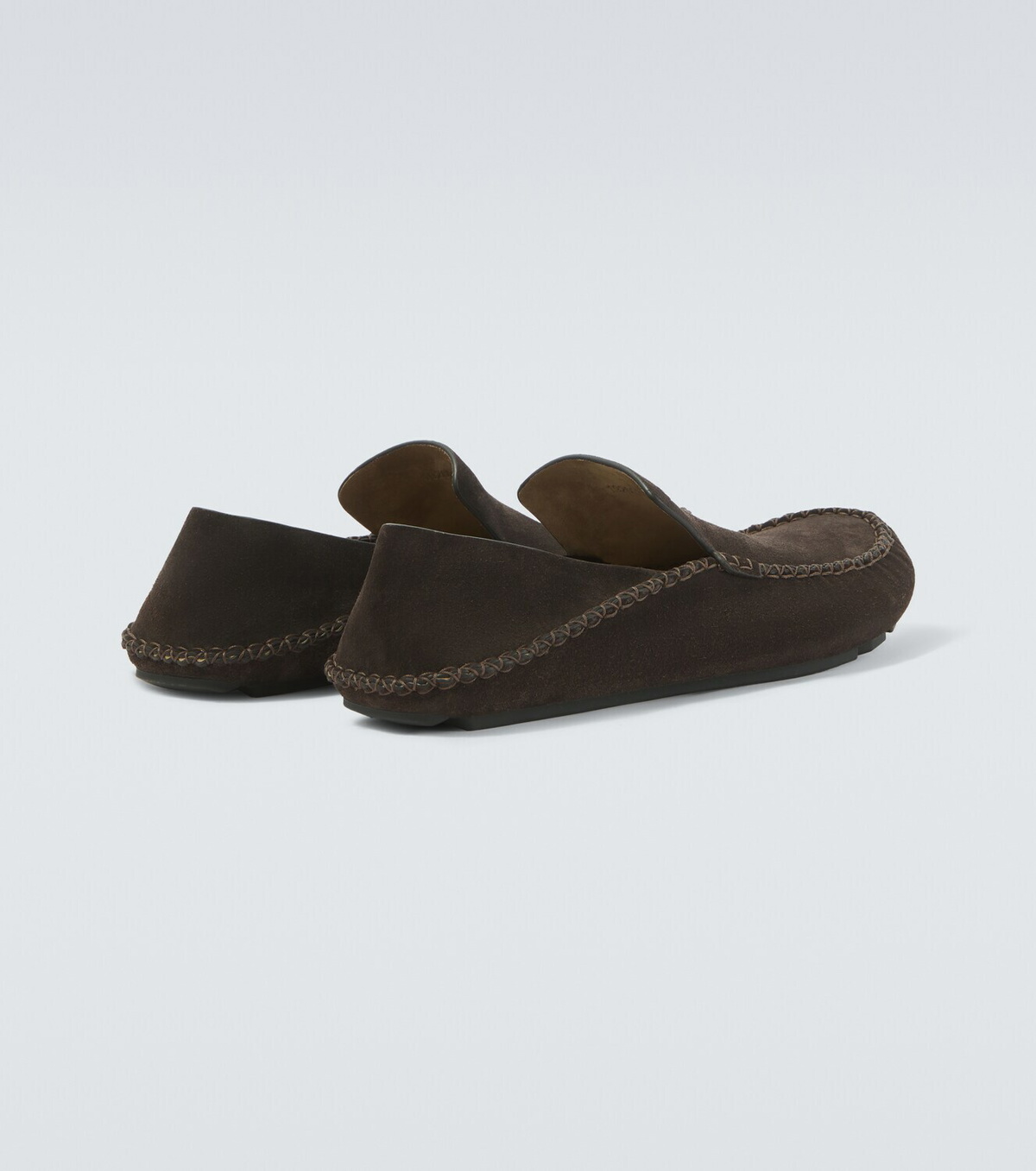 Loewe Rambla suede loafers