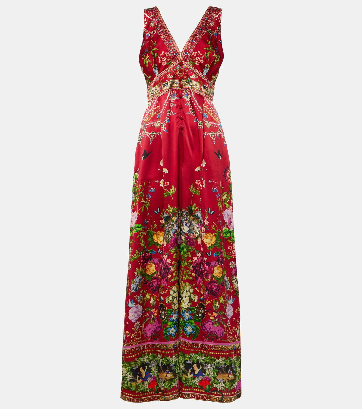 Camilla Printed silk jumpsuit