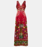Camilla Printed silk jumpsuit