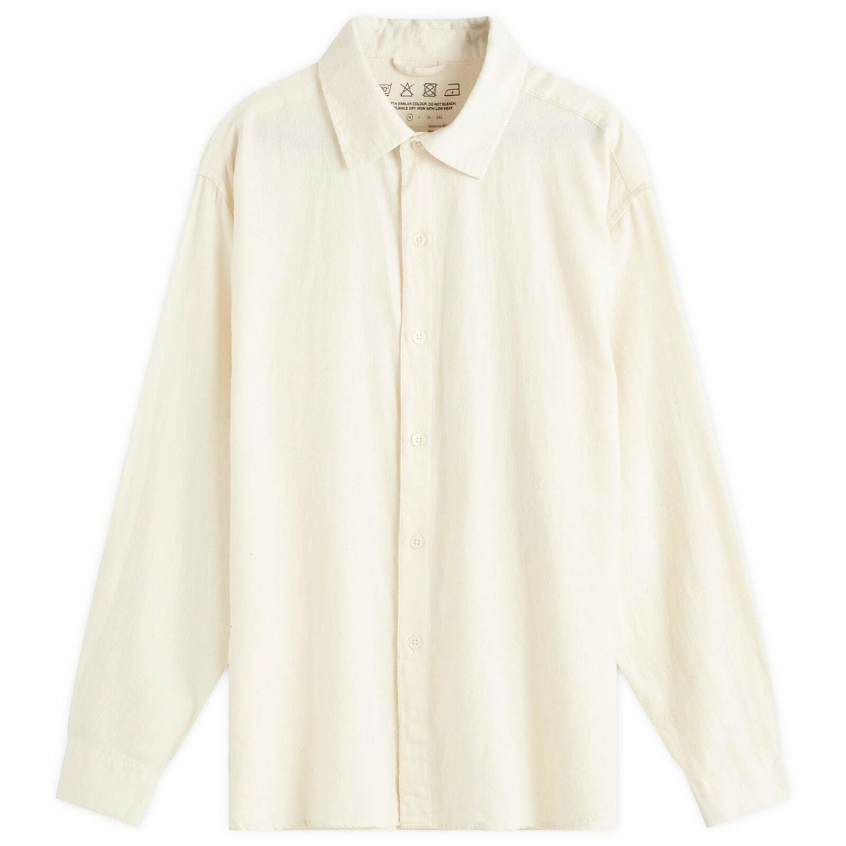 mfpen Men's Generous Shirt in Peeled Ivory mfpen