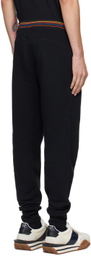 Paul Smith Black Artist Stripe Sweatpants