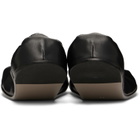 MM6 Maison Margiela Black Numeric Anatomic Ballerina Flats