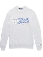 Billionaire Boys Club - Logo-Print Cotton-Jersey Sweatshirt - White