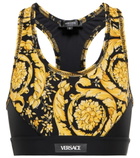 Versace - Barocco printed racerback sports bra
