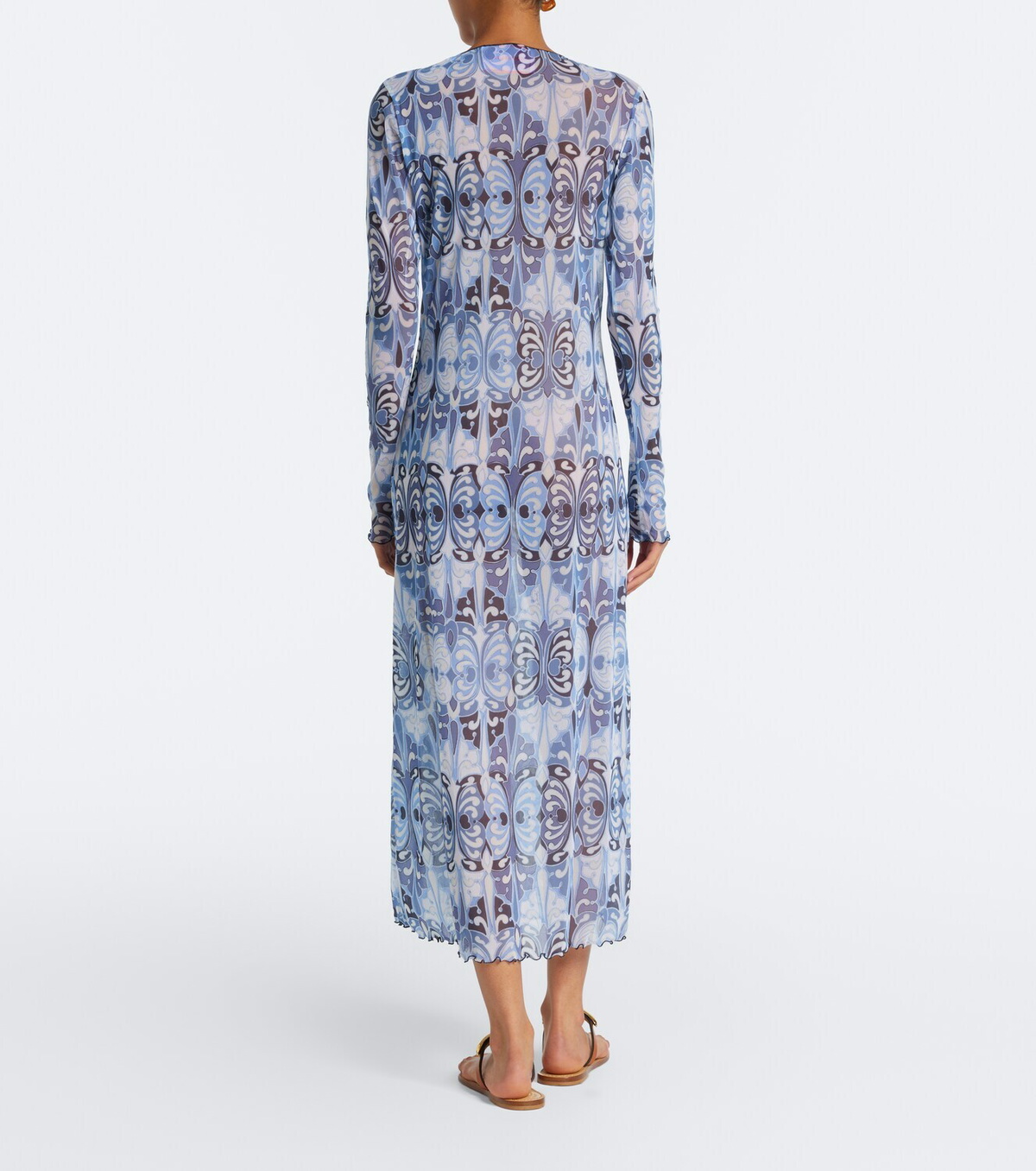 La DoubleJ Slinky Swing printed midi dress