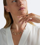 Sydney Evan 14kt gold charm necklace with gemstones