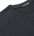 TOM FORD - Lyocell and Cotton-Blend Jersey T-Shirt - Black
