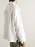 LOEWE - Paula's Ibiza Broderie Anglaise-Trimmed Linen Shirt - White