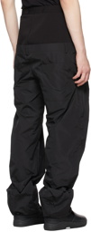 Spencer Badu Black Silk Snow Trousers