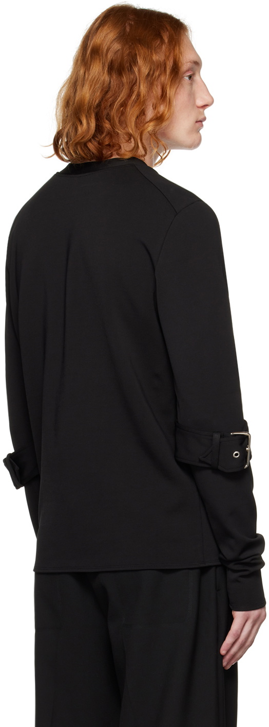 Maximilian Davis Black Stride Sweater