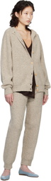 Baserange Taupe Soar Cardigan