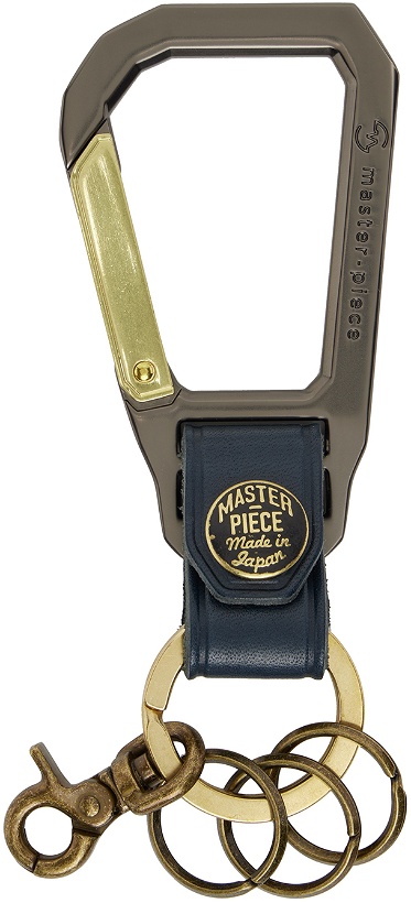 Photo: master-piece Navy Carabiner Keychain