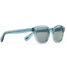 Oliver Peoples - Cary Grant Round-Frame Acetate Polarised Sunglasses - Blue