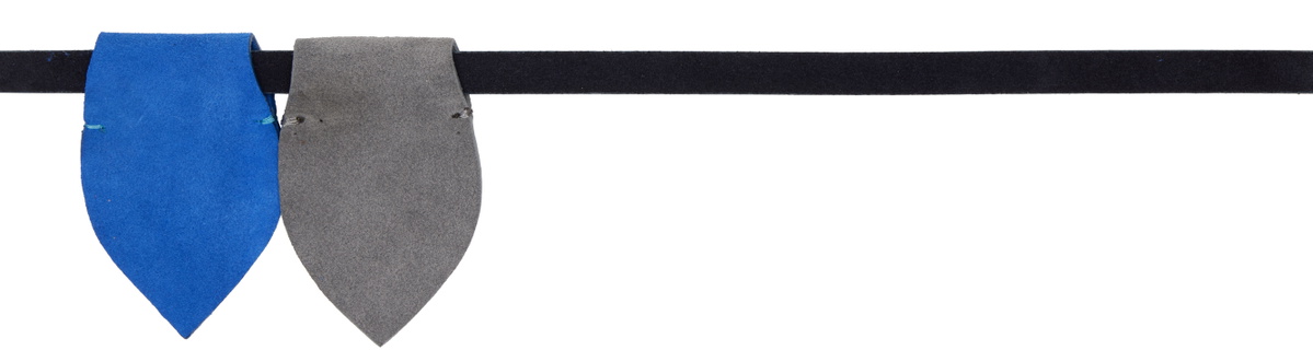 Maryam Nassir Zadeh Navy Pendant Belt