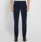 Canali - Navy Cotton-Blend Corduroy Trousers - Navy