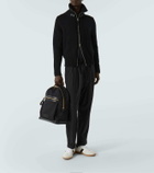 Tom Ford Leather-trimmed backpack