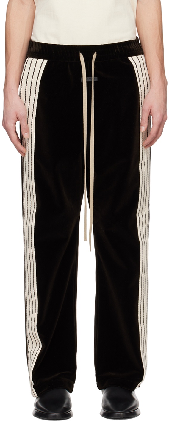 Photo: Fear of God Brown Striped Forum Sweatpants
