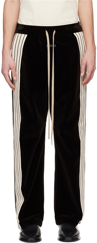 Photo: Fear of God Brown Striped Forum Sweatpants