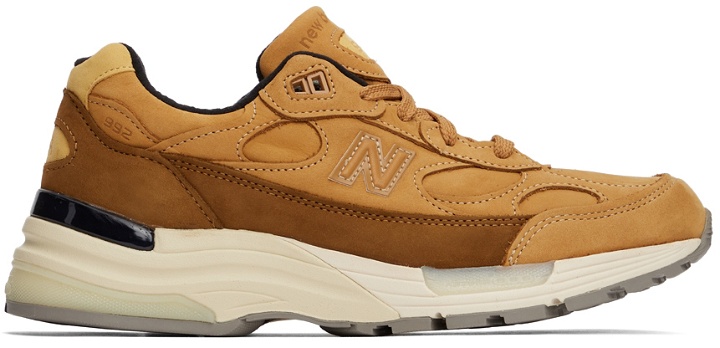 Photo: New Balance Tan Made in US 992 Sneakers