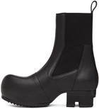 Rick Owens Black Beatle Field Boots