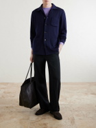 Lardini - Virgin Wool Cardigan - Blue