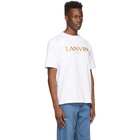 Lanvin White Embroidered Regular T-Shirt