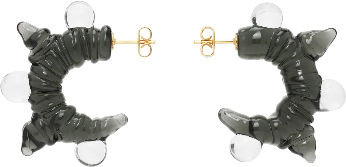 LEVENS JEWELS Spike Hoop Earrings