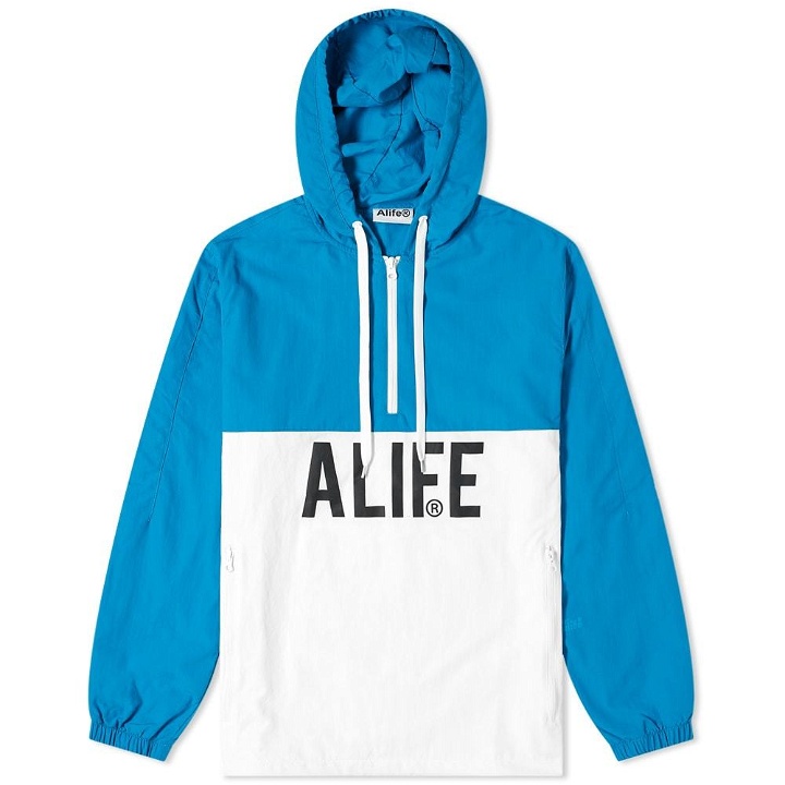 Photo: Alife Registered Logo Half Zip Hoody