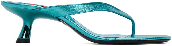 Photo: Simon Miller Blue Beep Heeled Sandals
