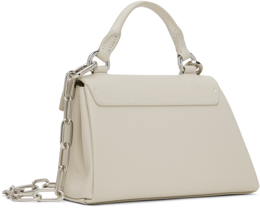 Maison Margiela Beige Snatched Asymmetric Micro Bag Maison Margiela