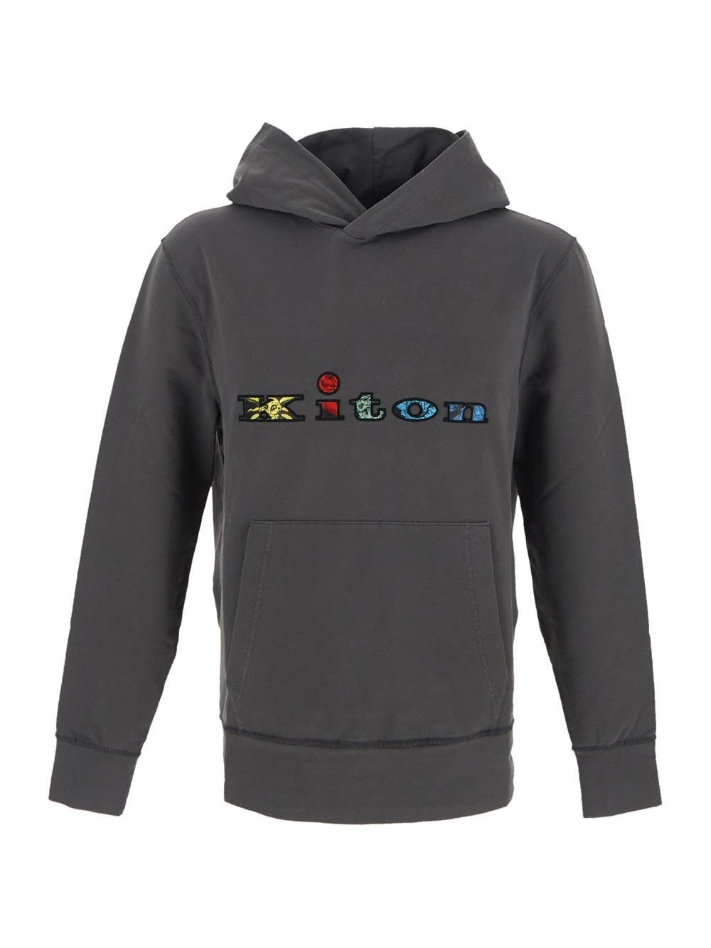 Photo: Kiton Logo Embroidery Sweatshirt