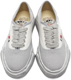 Miharayasuhiro Grey & White Baker Over-Dyed Sneakers