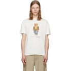 Polo Ralph Lauren Off-White Classic Fit Polo Bear Jersey T-shirt