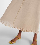 Toteme Plissé high-rise maxi skirt