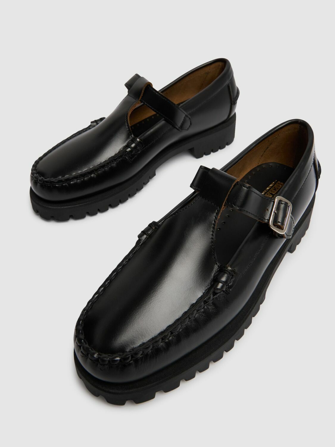 SEBAGO 40mm Georgina Lug Leather Loafers Sebago SEBAGO 40mm Georgina Lug Leather Loafers Sebago