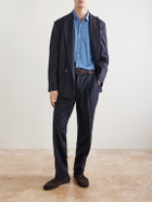 Barena - Straight-Leg Wool-Flannel Suit Trousers - Blue