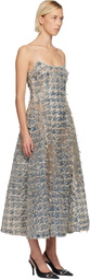 Diesel Blue De-Sweeney-Long-Fsh Maxi Dress